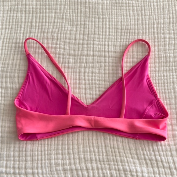 Left On Friday Pink Triangle Bikini Top - Picture 2 of 3